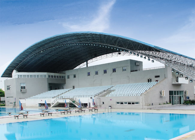 驻马店游泳馆网架