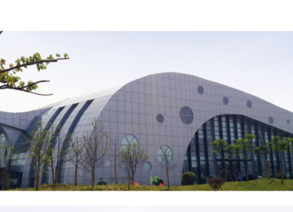 驻马店会议中心外景网架工程